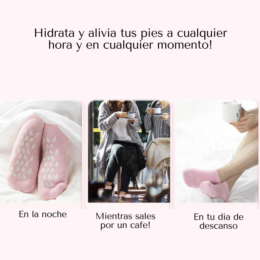 Medias Silicona - SPA para pies ¡OFERTA POR TIEMPO LIMITADO!*